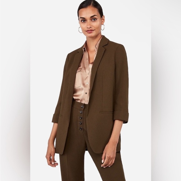 Express Rolled Sleeve Notch Collar
Boyfriend Blazer Size S/P - Picture 1 of 7